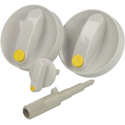 Worcester Bosch Manija giratoria gris claro - Control de caldera Worcester Bosch Manija giratoria gris claro - Control de caldera
