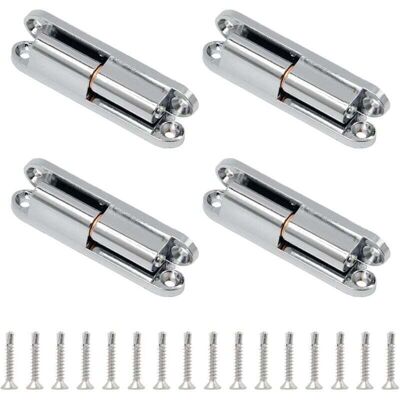 OEM 4 Piezas De Bisagras De Renovación, Bisagra De Puerta Con Tecnología De Rodamiento Para Herrajes De Muebles Del Hogar, Protector De Armario, Puerta De Cajón, Bisagra De Aleación De Zinc Atornillable - OEM 4 Piezas De Bisagras De Renovación, Bisagra De Puerta Con Tecnología De Rodamiento Para Herrajes De Muebles Del Hogar, Protector De Armario, Puerta De Cajón, Bisagra De Aleación De Zinc Atornillable -