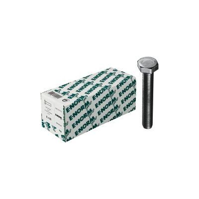 Perno hexagonal E-NORMpro M6 x 40 mm - DIN 933 8.8 Galvanizado - Pack de 200 Perno hexagonal E-NORMpro M6 x 40 mm - DIN 933 8.8 Galvanizado - Pack de 200