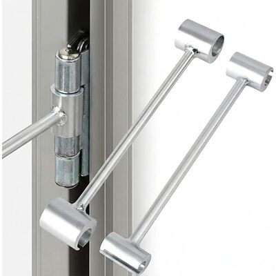 OEM Llave De Ajuste De Bisagras De 2 Piezas, Herramienta De Ajuste De Bisagras De Puerta, Llave De Ajuste De Holgura De Puerta, Bisagra Doble Ajustable, Adecuada Para Puertas Cortafuegos Y Puertas Antirro OEM Llave De Ajuste De Bisagras De 2 Piezas, Herramienta De Ajuste De Bisagras De Puerta, Llave De Ajuste De Holgura De Puerta, Bisagra Doble Ajustable, Adecuada Para Puertas Cortafuegos Y Puertas Antirro