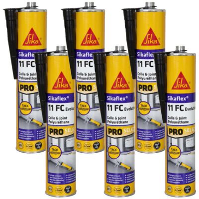 Sika Sikaflex 11 FC+ Evolution Adhesivo Sellador - Negro - 300ml Sika Sikaflex 11 FC+ Evolution Adhesivo Sellador - Negro - 300ml