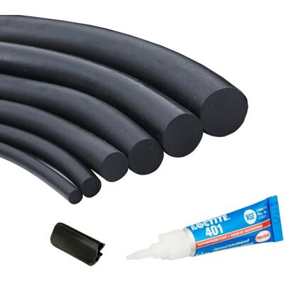 DEL SAS - 1-7 mm standard O-rings - EPDM - 1 m - O-rings DEL SAS - 1-7 mm standard O-rings - EPDM - 1 m - O-rings