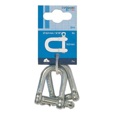 POSAMO - Z6-6 - 6mm galvanizado - Grillete POSAMO - Z6-6 - 6mm galvanizado - Grillete