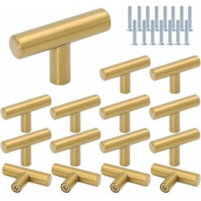 GOTRAYS 15 X Ø12 Mm Perillas De Cajón Longitud 50 Mm Barra En T Tirador De Cocina Muebles Puerta De Gabinete Acero Inoable, Manijas Y Perillas Para Muebles De Un Solo Orificio, Manija De Armario Con Barra En GOTRAYS 15 X Ø12 Mm Perillas De Cajón Longitud 50 Mm Barra En T Tirador De Cocina Muebles Puerta De Gabinete Acero Inoable, Manijas Y Perillas Para Muebles De Un Solo Orificio, Manija De Armario Con Barra En