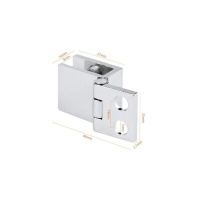 OEM Juego De 4 Bisagras Para Puertas De Cristal, Ángulo De Apertura De 0°, Bisagras De Sujeción Para Armarios De Cocina, Vitrinas Y Duchas, Para Cristal De 5 Mm De Grosor - Crezuo OEM Juego De 4 Bisagras Para Puertas De Cristal, Ángulo De Apertura De 0°, Bisagras De Sujeción Para Armarios De Cocina, Vitrinas Y Duchas, Para Cristal De 5 Mm De Grosor - Crezuo