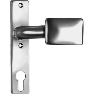 Amf - Pomo De Puerta Placa Corta 486z Fijo Alu.f1 / Natural 4-kt.8mm Amf - Pomo De Puerta Placa Corta 486z Fijo Alu.f1 / Natural 4-kt.8mm