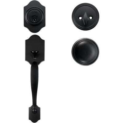 Mophorn - Manija De Puerta De Entrada Con Cerrojo Cerradura De Puerta Roseta Con Perilla Interior Reversible Derecha-izquierda Espacio Entre Orificios Ajustable Para Dormitorio, Baño, Sala De Estar, Neg Mophorn - Manija De Puerta De Entrada Con Cerrojo Cerradura De Puerta Roseta Con Perilla Interior Reversible Derecha-izquierda Espacio Entre Orificios Ajustable Para Dormitorio, Baño, Sala De Estar, Neg