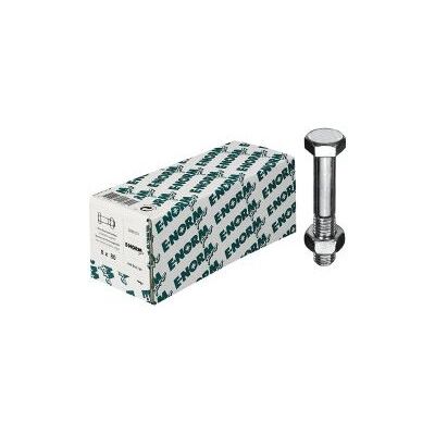 E-NORMpro Tornillo Hexagonal M12-35mm con Tuerca - Acero DIN 601 E-NORMpro Tornillo Hexagonal M12-35mm con Tuerca - Acero DIN 601