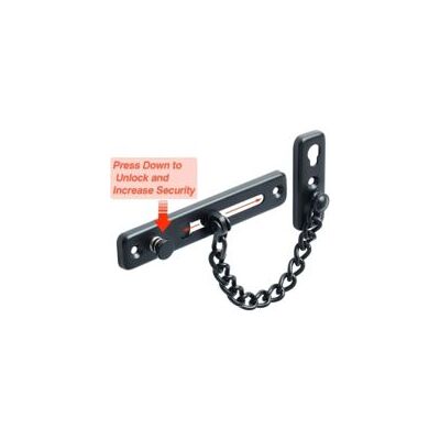 OEM Cadena Antirrobo De Acero Inoxidable Negro, Limitador De Resorte, Cerradura Antirrobo Con Tornillos, Apta Para Puertas Interiores De Viviendas - Crezuo OEM Cadena Antirrobo De Acero Inoxidable Negro, Limitador De Resorte, Cerradura Antirrobo Con Tornillos, Apta Para Puertas Interiores De Viviendas - Crezuo
