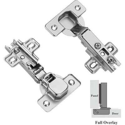 OEM Bisagra De Puerta De Cocina Superpuesta De 2 Piezas, Ángulo De Apertura De 110°, Bisagra Para Puerta De Armario De Muebles De Cocina - Crezuo OEM Bisagra De Puerta De Cocina Superpuesta De 2 Piezas, Ángulo De Apertura De 110°, Bisagra Para Puerta De Armario De Muebles De Cocina - Crezuo
