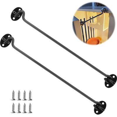 OEM Gancho De 40 Cm Para Cabina - Cierre De Puerta, Cerradura, Ganchos De Acero Inoxidable Para Tormentas (negro) OEM Gancho De 40 Cm Para Cabina - Cierre De Puerta, Cerradura, Ganchos De Acero Inoxidable Para Tormentas (negro)