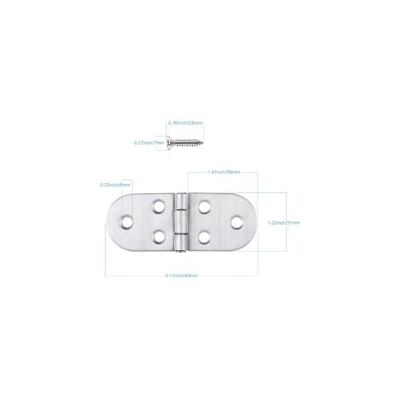 OEM 10 Bisagras Y Tornillos De Acero Inoxidable, Montaje Fácil Y Robusto, Para Mesas Plegables, Puertas De Armarios, Escotillas, Ventanas De Barcos/casas - Crezuo OEM 10 Bisagras Y Tornillos De Acero Inoxidable, Montaje Fácil Y Robusto, Para Mesas Plegables, Puertas De Armarios, Escotillas, Ventanas De Barcos/casas - Crezuo