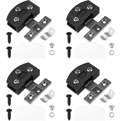 OEM 16 Bisagras De Vidrio De Aleación De Zinc, Bisagras Para Puertas De Vitrinas, Bisagras Para Puertas, Bisagras Para Vitrinas, Accesorios Para Muebles, Estantes, Armarios, Negro - Crezuo OEM 16 Bisagras De Vidrio De Aleación De Zinc, Bisagras Para Puertas De Vitrinas, Bisagras Para Puertas, Bisagras Para Vitrinas, Accesorios Para Muebles, Estantes, Armarios, Negro - Crezuo