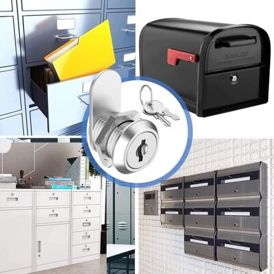 OEM Cerradura De Palanca,cerradura Para Taquilla,cerradura Para Cajón,diámetro 16 Mm,5 Llaves,suministradas Con 5 Placas De Cierre Diferentes OEM Cerradura De Palanca,cerradura Para Taquilla,cerradura Para Cajón,diámetro 16 Mm,5 Llaves,suministradas Con 5 Placas De Cierre Diferentes