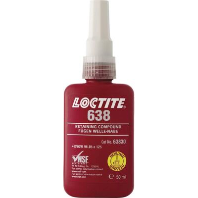 Loctite - 638 - 50ml - acero inoxidable - Retaining Compound Loctite - 638 - 50ml - acero inoxidable - Retaining Compound