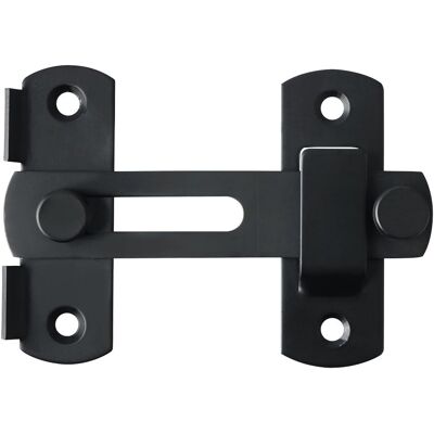 INEASICER Cerradura Para Puerta Corrediza, Cerradura De Puerta, Cerradura De Palanca, Hebilla, Perno De Cerradura Con Tornillos Para Puerta, Ventana, Gabinete Y Jardín, Acero Inoxidable, Acabado Negro Mate INEASICER Cerradura Para Puerta Corrediza, Cerradura De Puerta, Cerradura De Palanca, Hebilla, Perno De Cerradura Con Tornillos Para Puerta, Ventana, Gabinete Y Jardín, Acero Inoxidable, Acabado Negro Mate