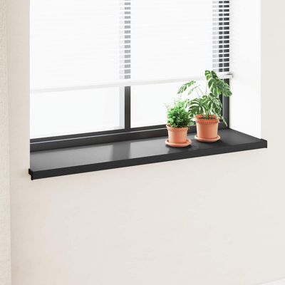 Vidaxl Umbral De Ventana Negro Con Vetado De Madera 160 X 45 X 4,5 Cm Vidaxl Umbral De Ventana Negro Con Vetado De Madera 160 X 45 X 4,5 Cm