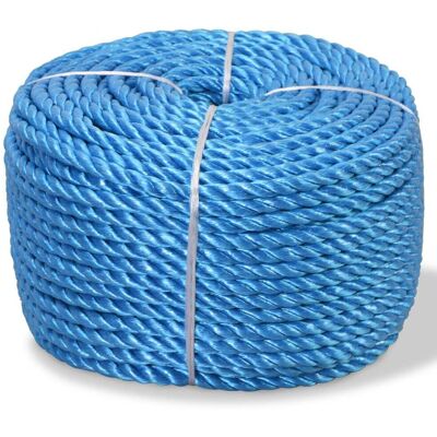 Jardibricodeco - Cuerda Trenzada De Polipropileno 14 Mm 100 M Azul 020003401 Jardibricodeco - Cuerda Trenzada De Polipropileno 14 Mm 100 M Azul 020003401