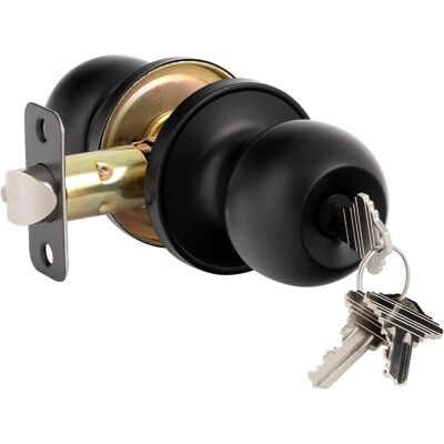 FORIOUS Manilla De Puerta Con Cerradura Y Llave, Manilla De Puerta Principal Con Llave, Cerradura De Pomo FORIOUS Manilla De Puerta Con Cerradura Y Llave, Manilla De Puerta Principal Con Llave, Cerradura De Pomo
