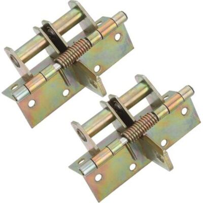OEM Juego De 2 Bisagras De Resorte Para Puertas - Mecanismo De Amortiguación Automático - Bisagra De Resorte De Cierre Automático Para Armarios Y Roperos - Color Dorado OEM Juego De 2 Bisagras De Resorte Para Puertas - Mecanismo De Amortiguación Automático - Bisagra De Resorte De Cierre Automático Para Armarios Y Roperos - Color Dorado