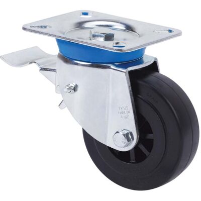 ALEX - 10tvfd100-tpgr - nylon - Rueda giratoria con freno ALEX - 10tvfd100-tpgr - nylon - Rueda giratoria con freno