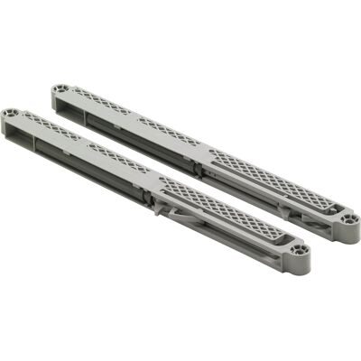 Sistema silencioso Hettich para puertas correderas - Plástico - 20kg máx Sistema silencioso Hettich para puertas correderas - Plástico - 20kg máx