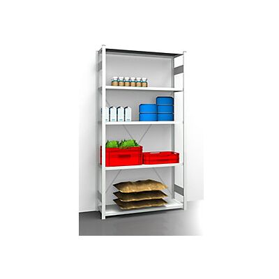 EUROKRAFTPRO Hygiene-steckregal Regalhöhe 2350 Mm 5 Fachböden Bxt 1275 X EUROKRAFTPRO Hygiene-steckregal Regalhöhe 2350 Mm 5 Fachböden Bxt 1275 X