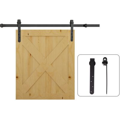 JHY DESIGN Kit De Puerta Corredera Empotrada Con Espesor De Puerta De 20-25 Mm, Ancho Máximo De 0,9 M, Carga Máxima De 20 Kg, Acero Negro. JHY DESIGN Kit De Puerta Corredera Empotrada Con Espesor De Puerta De 20-25 Mm, Ancho Máximo De 0,9 M, Carga Máxima De 20 Kg, Acero Negro.