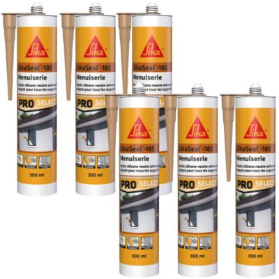 Sika Modelo: Sellador de silicona Seal-185 - Beige - 300ml Sika Modelo: Sellador de silicona Seal-185 - Beige - 300ml