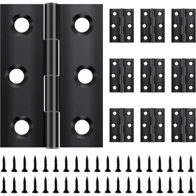 OEM Juego De 10 Bisagras Plegables, 44 Mm × 31 Mm, Acero Inoxidable, Negras, Bisagras Pequeñas, Para Puertas, Ventanas Y Armarios Con 60 Tornillos -crezuo OEM Juego De 10 Bisagras Plegables, 44 Mm × 31 Mm, Acero Inoxidable, Negras, Bisagras Pequeñas, Para Puertas, Ventanas Y Armarios Con 60 Tornillos -crezuo