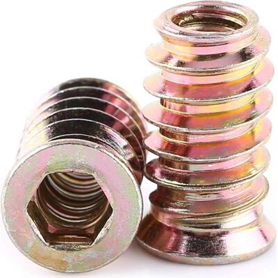 OEM Tuerca Hexagonal M6 X 20mm – 100 Piezas – Aleación De Zinc Galvanizado – Rosca Autotocante Para Madera Dura – Instalación Fácil - 100 Uds OEM Tuerca Hexagonal M6 X 20mm – 100 Piezas – Aleación De Zinc Galvanizado – Rosca Autotocante Para Madera Dura – Instalación Fácil - 100 Uds