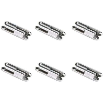 DPZO Bisagra Para Puerta De Armario, 14,5 X 80 Mm, 6 Unidades, Aleación De Zinc, Bisagra De Tornillo Para Puertas Interiores, Ventanas Y Puertas. DPZO Bisagra Para Puerta De Armario, 14,5 X 80 Mm, 6 Unidades, Aleación De Zinc, Bisagra De Tornillo Para Puertas Interiores, Ventanas Y Puertas.