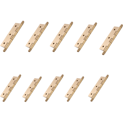 Linghhang - Bisagra Para Puerta De Mueble/bisagra Ligera, 75 X 40 Mm, Latón, 10 Piezas, Bisagras De Cobre, Bisagras, Cadena De Goma, Bisagras De Cobre Para Puertas De Armario Linghhang - Bisagra Para Puerta De Mueble/bisagra Ligera, 75 X 40 Mm, Latón, 10 Piezas, Bisagras De Cobre, Bisagras, Cadena De Goma, Bisagras De Cobre Para Puertas De Armario