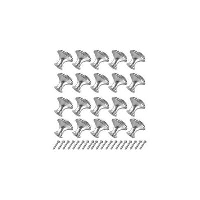 OEM 20 Piezas De Pomos Para Muebles, Pomos Para Puertas, Tiradores Para Cajones, Forma De Hongo, Un Solo Orificio, Color Plata, Tirador Redondo De Un Solo Orificio, Pomos Para Cajones De Muebles OEM 20 Piezas De Pomos Para Muebles, Pomos Para Puertas, Tiradores Para Cajones, Forma De Hongo, Un Solo Orificio, Color Plata, Tirador Redondo De Un Solo Orificio, Pomos Para Cajones De Muebles