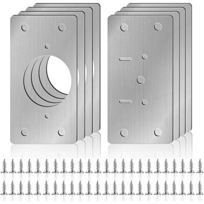 OEM Kit De Reparación De Bisagras De 8 Piezas Para Puertas De Armarios Con Tornillos -crezuo OEM Kit De Reparación De Bisagras De 8 Piezas Para Puertas De Armarios Con Tornillos -crezuo