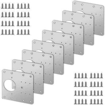 OEM Placa De Reparación De Bisagras Para Gabinetes De Acero Inoxidable De 8 Piezas Con 48 Tornillos. OEM Placa De Reparación De Bisagras Para Gabinetes De Acero Inoxidable De 8 Piezas Con 48 Tornillos.