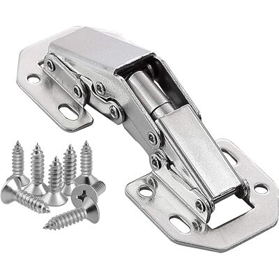 OEM Juego De 8 Bisagras De Acero Inoxidable Para Puertas De Armario, 77 X 32 Mm, Ángulo De Apertura De 90 Grados, Con Tornillos. OEM Juego De 8 Bisagras De Acero Inoxidable Para Puertas De Armario, 77 X 32 Mm, Ángulo De Apertura De 90 Grados, Con Tornillos.