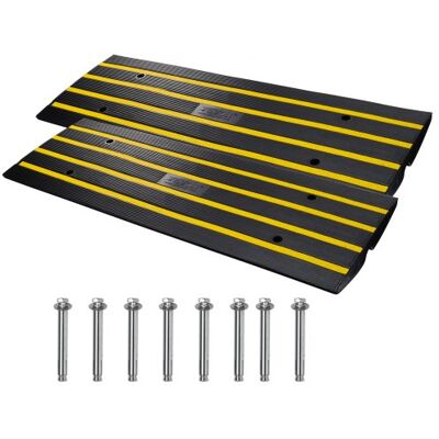 OEM Rampa De Umbral 6,5 cm 2 Piezas Rampas De Goma Para Acera Carga 15 T Rampa De Acceso Para Sillas De Ruedas Antideslizante Extensible Para Carga De Muelle Entrada De Garaje 122x40,5x6,5 Cm OEM Rampa De Umbral 6,5 cm 2 Piezas Rampas De Goma Para Acera Carga 15 T Rampa De Acceso Para Sillas De Ruedas Antideslizante Extensible Para Carga De Muelle Entrada De Garaje 122x40,5x6,5 Cm
