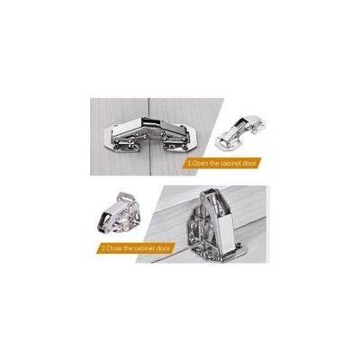 OEM (bisagra Para Muebles De 4 Pulgadas Y 90°), 10 Bisagras Para Puertas De Armarios, Bisagras Para Puertas De Cocina, Bisagra Invisible, Compatible Con Tornillos, Adecuada - Crezuo OEM (bisagra Para Muebles De 4 Pulgadas Y 90°), 10 Bisagras Para Puertas De Armarios, Bisagras Para Puertas De Cocina, Bisagra Invisible, Compatible Con Tornillos, Adecuada - Crezuo