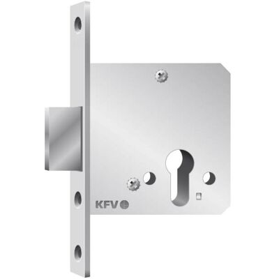 Cerradura de cilindro perfilado KFV 211 - Cerradura mortise - Acero - Plata vieja Cerradura de cilindro perfilado KFV 211 - Cerradura mortise - Acero - Plata vieja