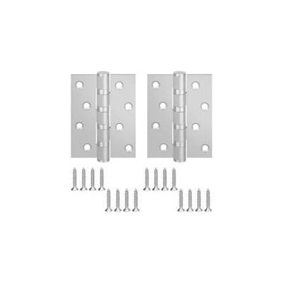 OEM Bisagras Para Puertas 2 De Acero Inoxidable, 4 Bolas De Acero, Refuerzo De 2,5 Mm De Espesor + Tornillos, Aptas Para Puertas Macizas - Crezuo OEM Bisagras Para Puertas 2 De Acero Inoxidable, 4 Bolas De Acero, Refuerzo De 2,5 Mm De Espesor + Tornillos, Aptas Para Puertas Macizas - Crezuo