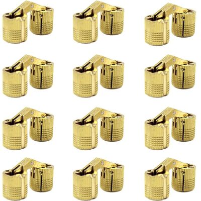 OEM Bisagras Cilíndricas De Latón De 12 X 10 Mm, Bisagras Ocultas Para Muebles, Ángulo De Apertura Oculto De 180° - Crezuo OEM Bisagras Cilíndricas De Latón De 12 X 10 Mm, Bisagras Ocultas Para Muebles, Ángulo De Apertura Oculto De 180° - Crezuo