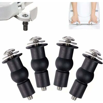 OEM Kit De Fijación De Inodoro De 4 Piezas, Fijaciones Para Bisagras De Asiento De Inodoro, Tornillos Para Bisagras De Asiento De Inodoro, Fijaciones De Tornillo De Goma Extensibles -crezuo OEM Kit De Fijación De Inodoro De 4 Piezas, Fijaciones Para Bisagras De Asiento De Inodoro, Tornillos Para Bisagras De Asiento De Inodoro, Fijaciones De Tornillo De Goma Extensibles -crezuo