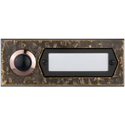 Grothe ETA501G - Sistema de timbre de bronce empotrado con 1 botón Grothe ETA501G - Sistema de timbre de bronce empotrado con 1 botón