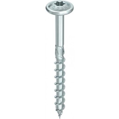 Tornillos para madera Heco Topix Plus - Rosca parcial, Zincada azul, 8x240mm Tornillos para madera Heco Topix Plus - Rosca parcial, Zincada azul, 8x240mm