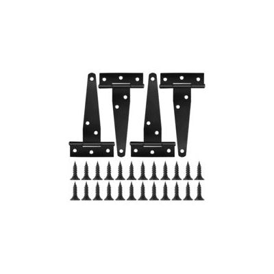 OEM Bisagras Negras En Forma De T Para Puertas - Juego De 4 (10 Cm) Con Tornillos - Crezuo OEM Bisagras Negras En Forma De T Para Puertas - Juego De 4 (10 Cm) Con Tornillos - Crezuo