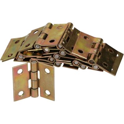 GOTRAYS - 300 pezzi cerniere mobili 22x25 - 22 x 25 mm - zincado - Furniture hinges GOTRAYS - 300 pezzi cerniere mobili 22x25 - 22 x 25 mm - zincado - Furniture hinges