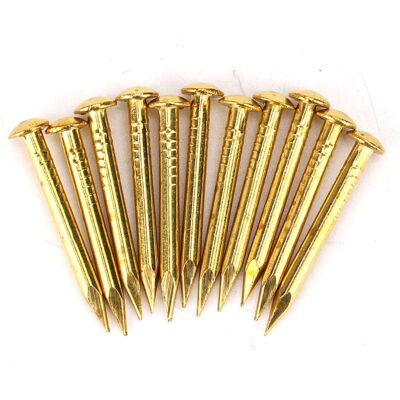 OEM Bisagras De Latón Para Muebles, Clavos De Cabeza Redonda, Accesorios De Ferretería, 10 Mm/15 Mm/18 Mm/22 Mm, Longitud De 22 Mm Más Gruesa, 100 Piezas -crezuo OEM Bisagras De Latón Para Muebles, Clavos De Cabeza Redonda, Accesorios De Ferretería, 10 Mm/15 Mm/18 Mm/22 Mm, Longitud De 22 Mm Más Gruesa, 100 Piezas -crezuo