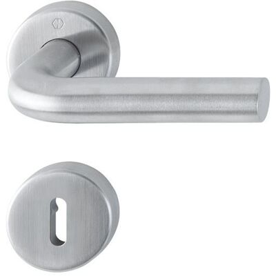Conjunto de Manijas de Puerta Hoppe E150/42H/42HKVS - Acero Inoxidable, 40-45mm Conjunto de Manijas de Puerta Hoppe E150/42H/42HKVS - Acero Inoxidable, 40-45mm