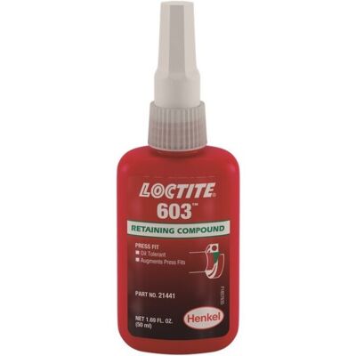 Retenedor Montajes Ajuste Piezas Aceitadas Loctite 603-50ml Retenedor Montajes Ajuste Piezas Aceitadas Loctite 603-50ml